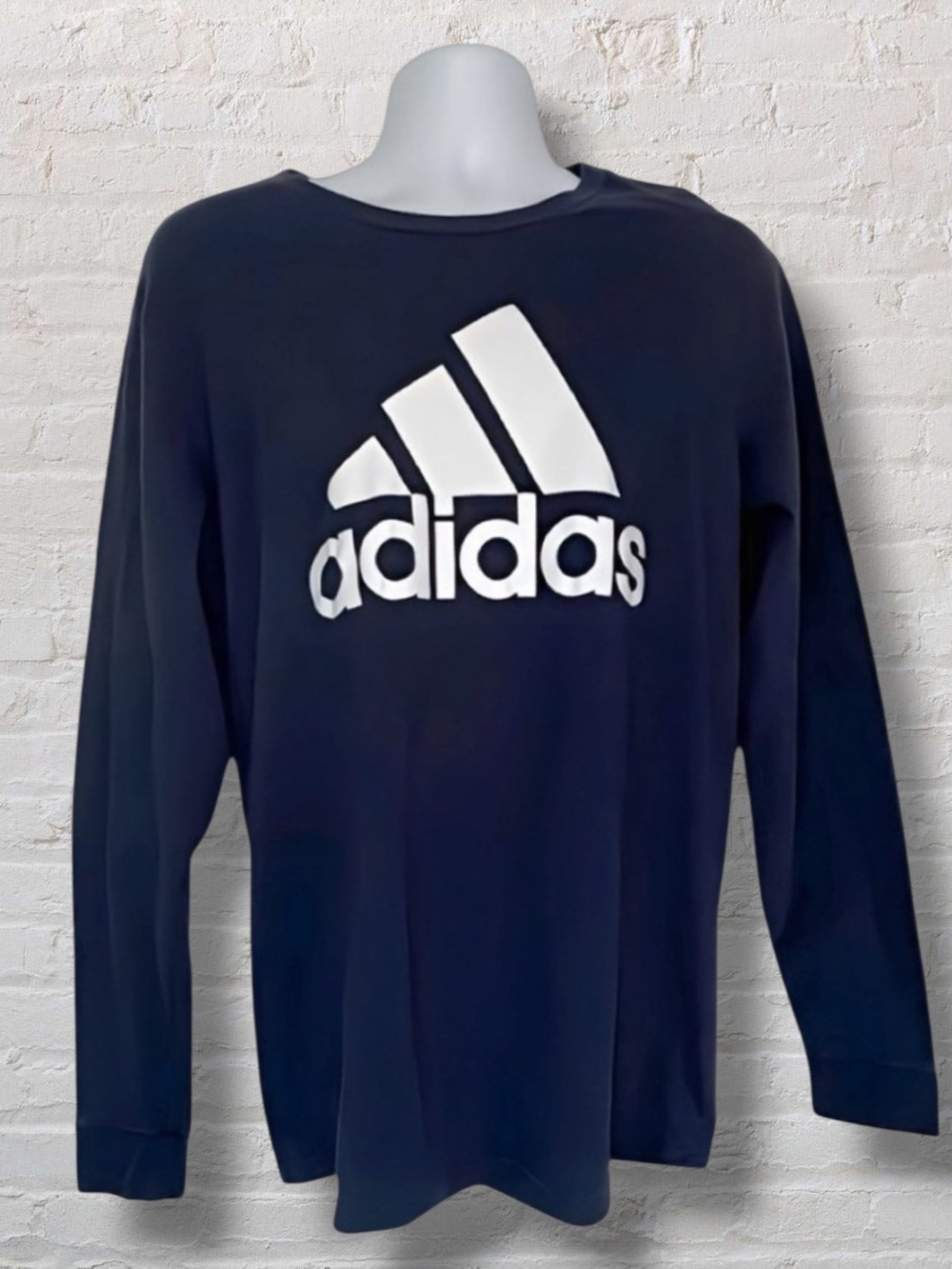 Adidas Blue Long Sleeve Amplifier Sport Tee Men’s XL